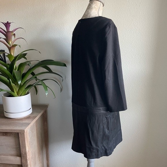 Comptoir Des Cotonniers Leather Block Dress - Picture 4 of 14